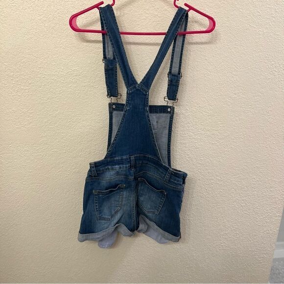 Wax Jeans Overall Shorts (Size Small) - Picture 3 of 4